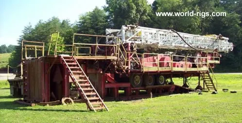 Drilling Rig - 550 Hp Trailer Mounted - For Sale